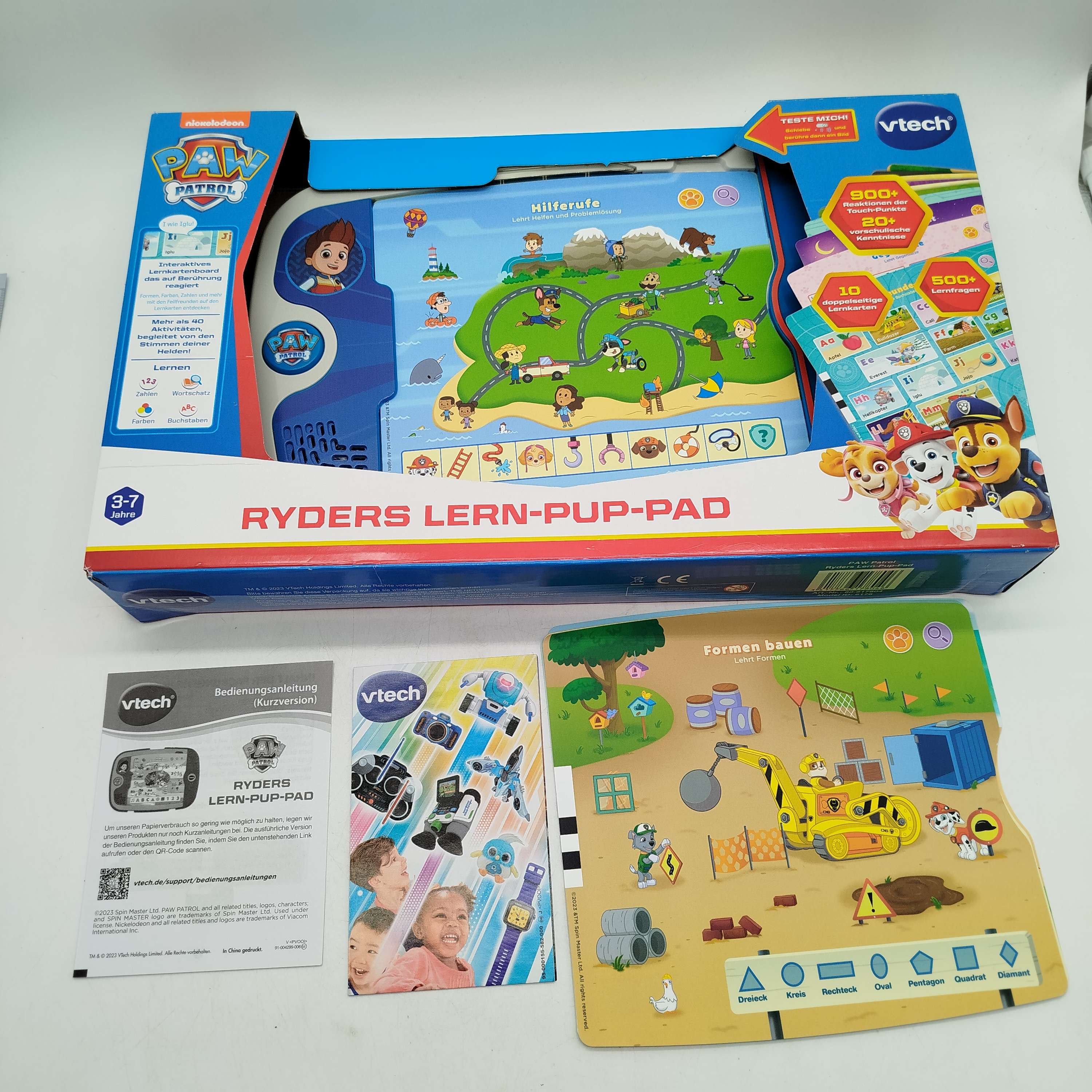 VTech PAW Patrol Lernpad 80-617804 Pad, gebraucht, ab 3 4 5 Jahre | ✅ geprüft